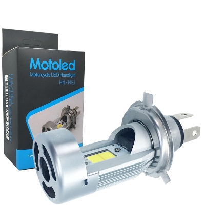 Picture of Motoled White & Yellow LED Headlight For Any Bike