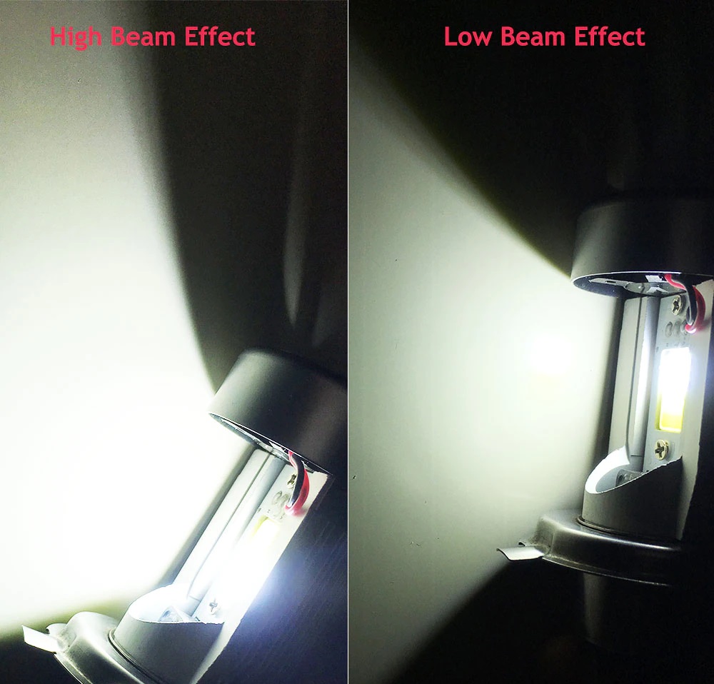 Picture of Motoled White & Yellow LED Headlight For Any Bike