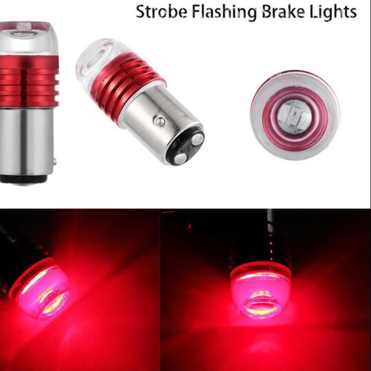 Picture of Strobe Flashing LED Car Tail Brake Lights Motorcycle Turn Lamp