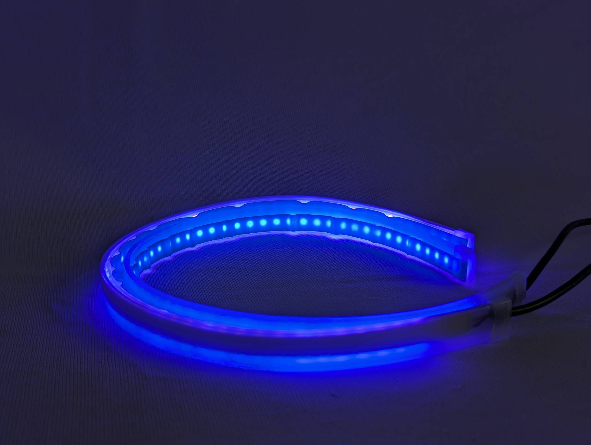 Picture of 2pcs LED DRL 45cm Daytime Running Light For Car And Motorcycle Yellow & blue