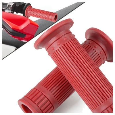 Picture of Hand Grip Motorcycle Grips 7/8" 22mm Brown Diamond Handlebar Hand Grip and Bar Ends