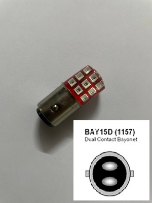 Picture of Red 12V Turn Lamp Super Bright Parking Brake Lights