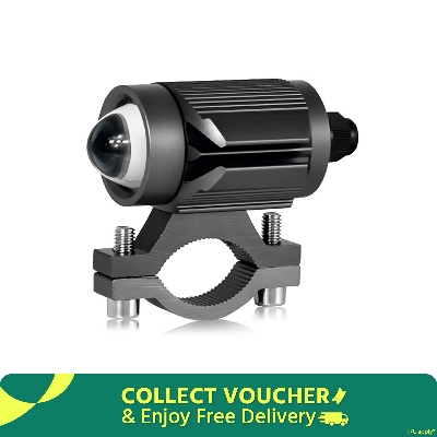 Picture of Two-color  U1 LED Driving Fog Lights, Motorcycle Auxiliary Spot Lights 30Watt Amber and White Projector High Low Beam Lights Replacement for All Motorbike Cars SUV ATV