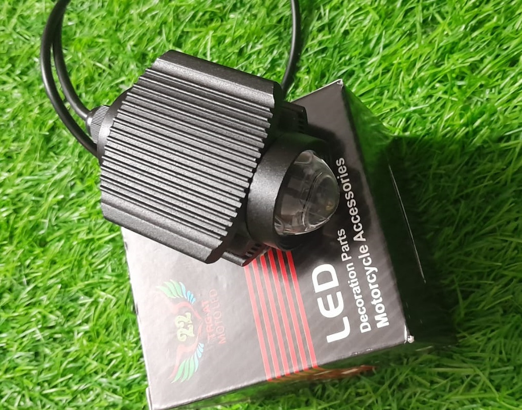 Picture of 1 pc Motorcycle LED Fog Lights Projector with External Lens Light