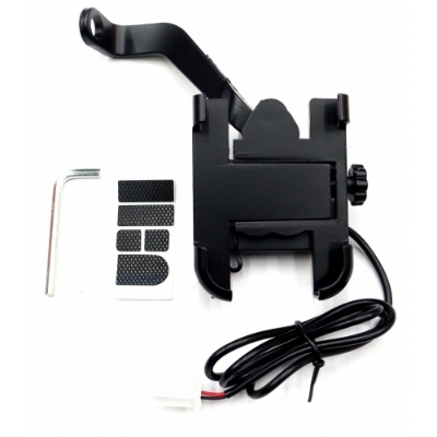 Picture of Motorcycle Bike Phone Holder Multifunctional with Charger USB PORT