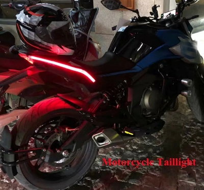 Picture of 2pcs Red 45cm Daytime Running Light Flexible Strip Waterproof Flashing Yellow 12V 2PCS car accessories