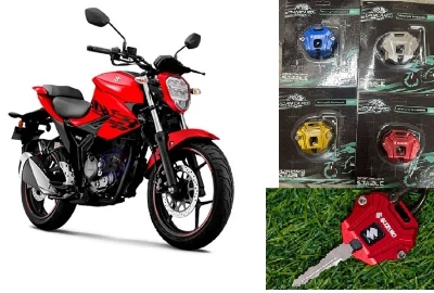 Picture of Suzuki Gixxer 155 Fi 2020 Model Only  CNC Key Case Cover  Motorcycle Accessories
