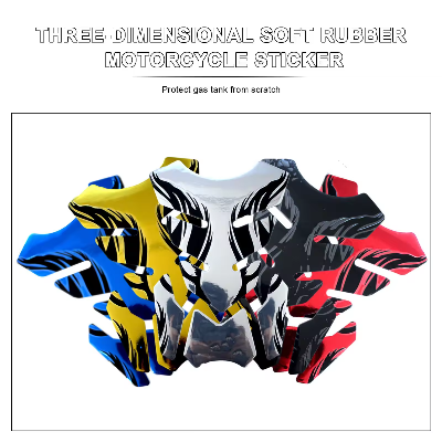Picture of Universal 3D Motorcycle Tank Pad Decal Protector Cover Sticker