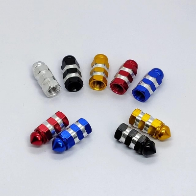 Picture of Air Caps Cover Car Tire Valve Stem Caps Universal for Cars, SUVs, Trucks, Bike and Motorcycles 2pcs