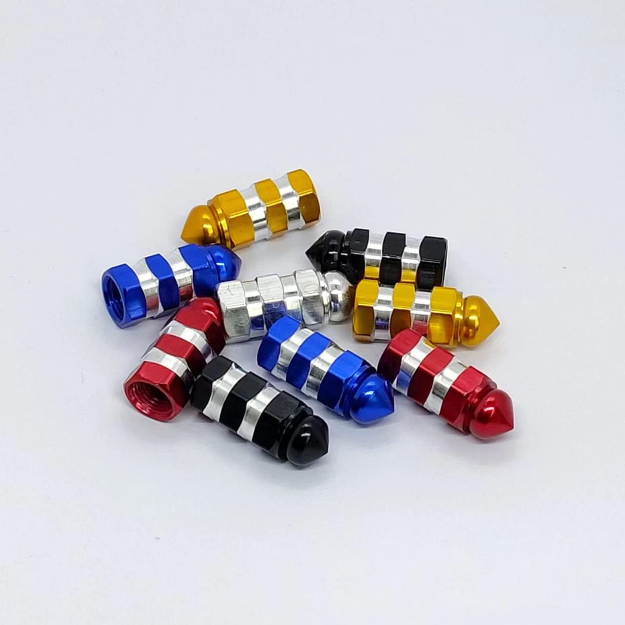 Picture of Air Caps Cover Car Tire Valve Stem Caps Universal for Cars, SUVs, Trucks, Bike and Motorcycles 2pcs