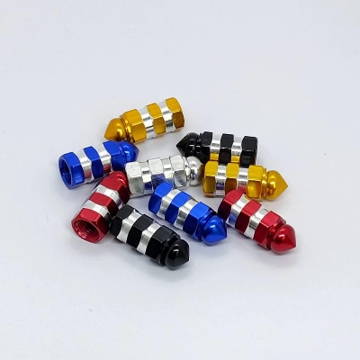 Picture of Air Caps Cover Car Tire Valve Stem Caps Universal for Cars, SUVs, Trucks, Bike and Motorcycles 2pcs