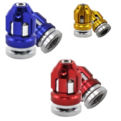 Picture of 1Pair Aluminum Alloy Valve Caps Tire Valve Caps Automobile Tire Caps Anti-Leak Valve Suitable For Motorcycles