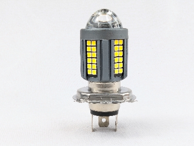 Picture of 1200 LM H4 Headlight Bulb Lens Hi/Lo Beam White Yellow 3030 Chips 360 Degree Headlamp For Motorcycle