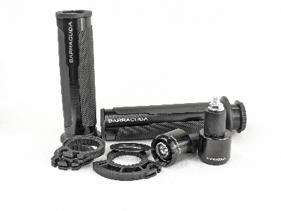 Picture of Premium Quality Barracuda Italian Design Handle Grip with Metal Handlebar Ends with Aluminum Insert for All Bikes and Motorcycle