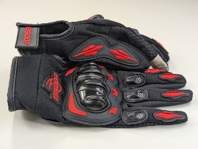 Picture of BSDDP GLOVES Model RH-A0107-RED Motorcycle Touch Screen Full Finger Warm Thermal Winter Gloves for Pro Bikers