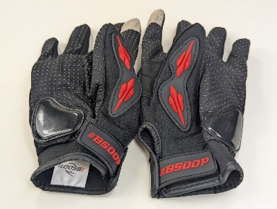 Picture of BSDDP GLOVES Model RH-A0107-RED Motorcycle Touch Screen Full Finger Warm Thermal Winter Gloves for Pro Bikers