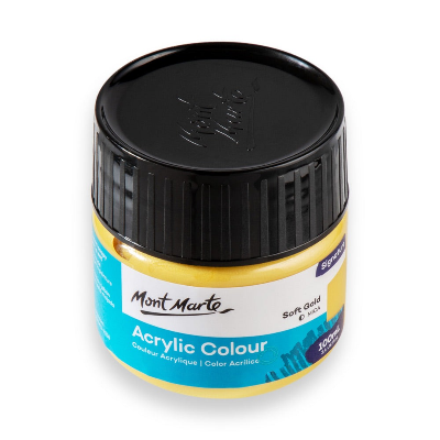 Buy Mont Marte Acrylic Color Paint 100ML-Soft Gold at Best Prices in Bangladesh