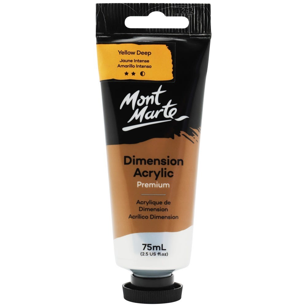 Buy Mont Marte Dimension Acrylic 75ml-Yellow Deep at Best Prices in Bangladesh