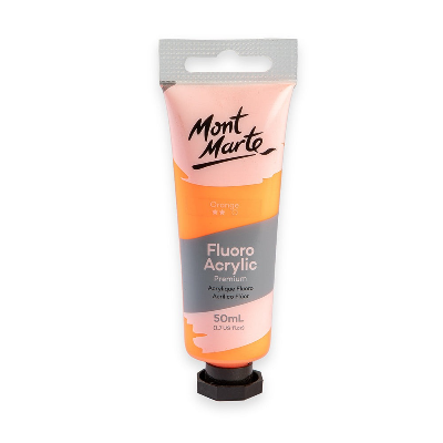 Buy Mont Marte Fluro Acrylic Paint 50ml-Orange at Best Prices in Bangladesh