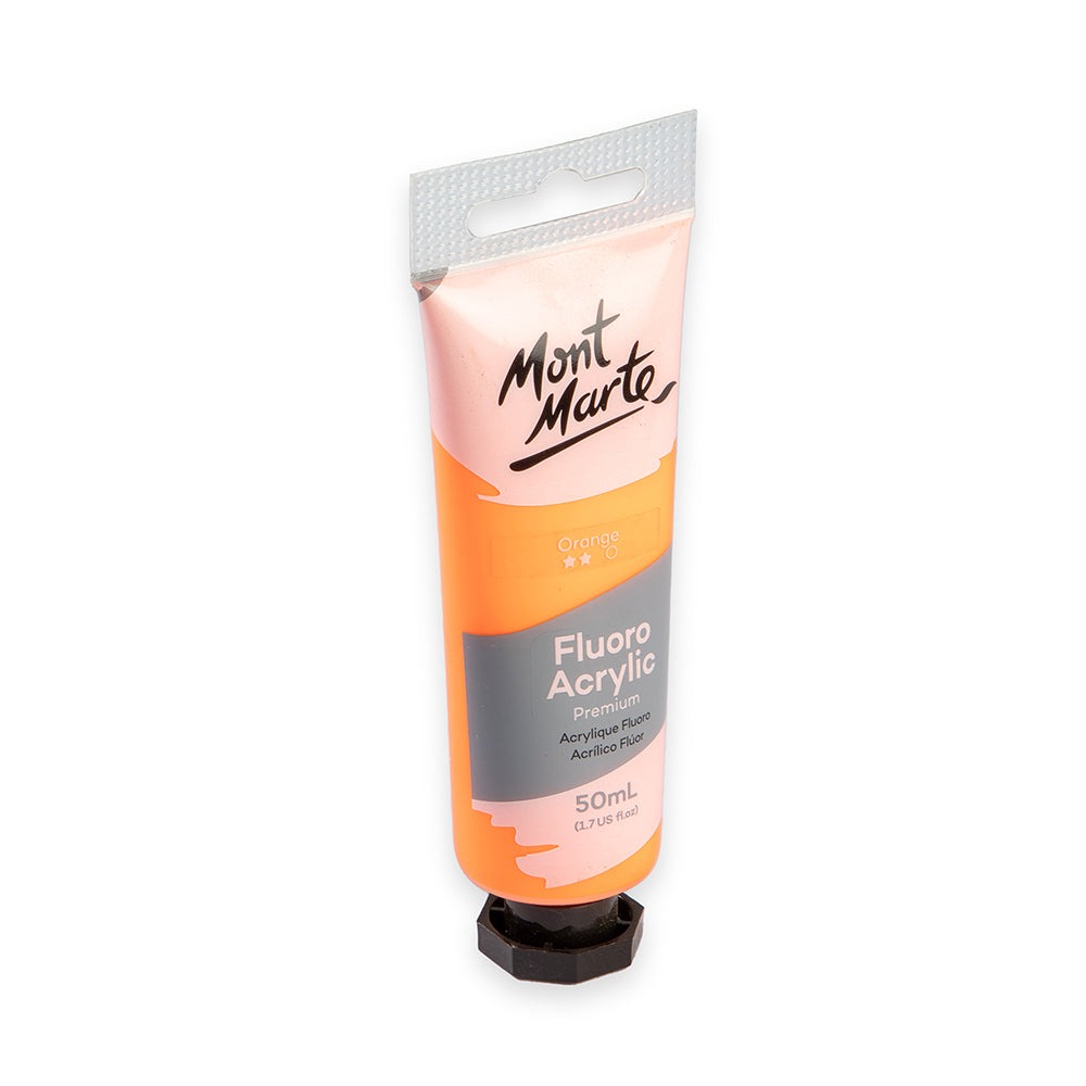 Buy Mont Marte Fluro Acrylic Paint 50ml-Orange at Best Prices in Bangladesh