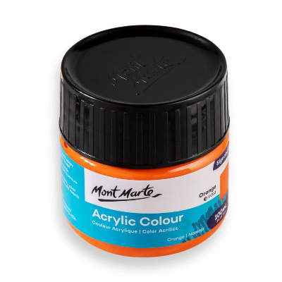 Buy Mont Marte ACRYLIC COLOR PAINT 100ML-ORANGE at Best Prices in Bangladesh