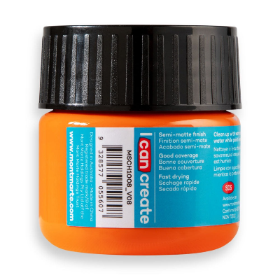Buy Mont Marte ACRYLIC COLOR PAINT 100ML-ORANGE at Best Prices in Bangladesh