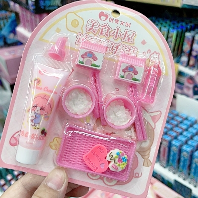 Picture of Artificial Cream Kids Cake Dessert Making Cake Model Handmade DIY Suit Casual Entertainment Small Toys Clay & Dough Girls Toy