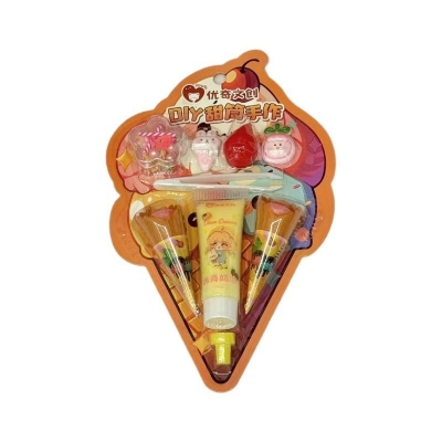 Picture of Artificial Simulation Children Ice Cream Dessert Making Cake Model Handmade DIY Leisure Entertainment Small Toys - Not Edible Girls Toy Play & Dough