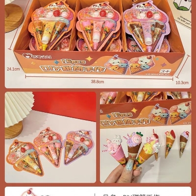 Picture of Artificial Simulation Children Ice Cream Dessert Making Cake Model Handmade DIY Leisure Entertainment Small Toys - Not Edible Girls Toy Play & Dough