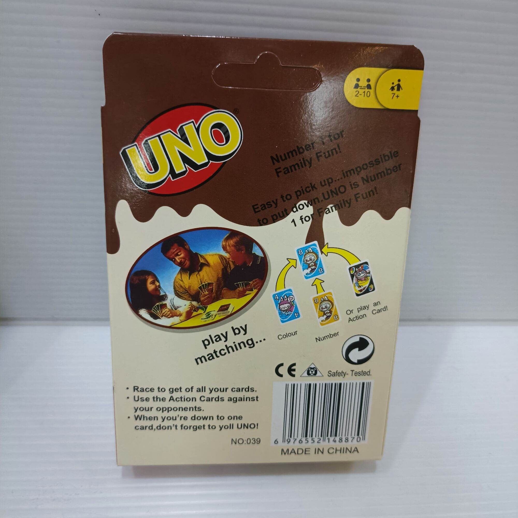 Picture of Labubu Uno Kids Card Family card 112 cards Friend gathering playing card games Collectibles Cards tabletop games Labubu is a plush toy and art toy character created by Hong Kong-born artist Kasing Lung.