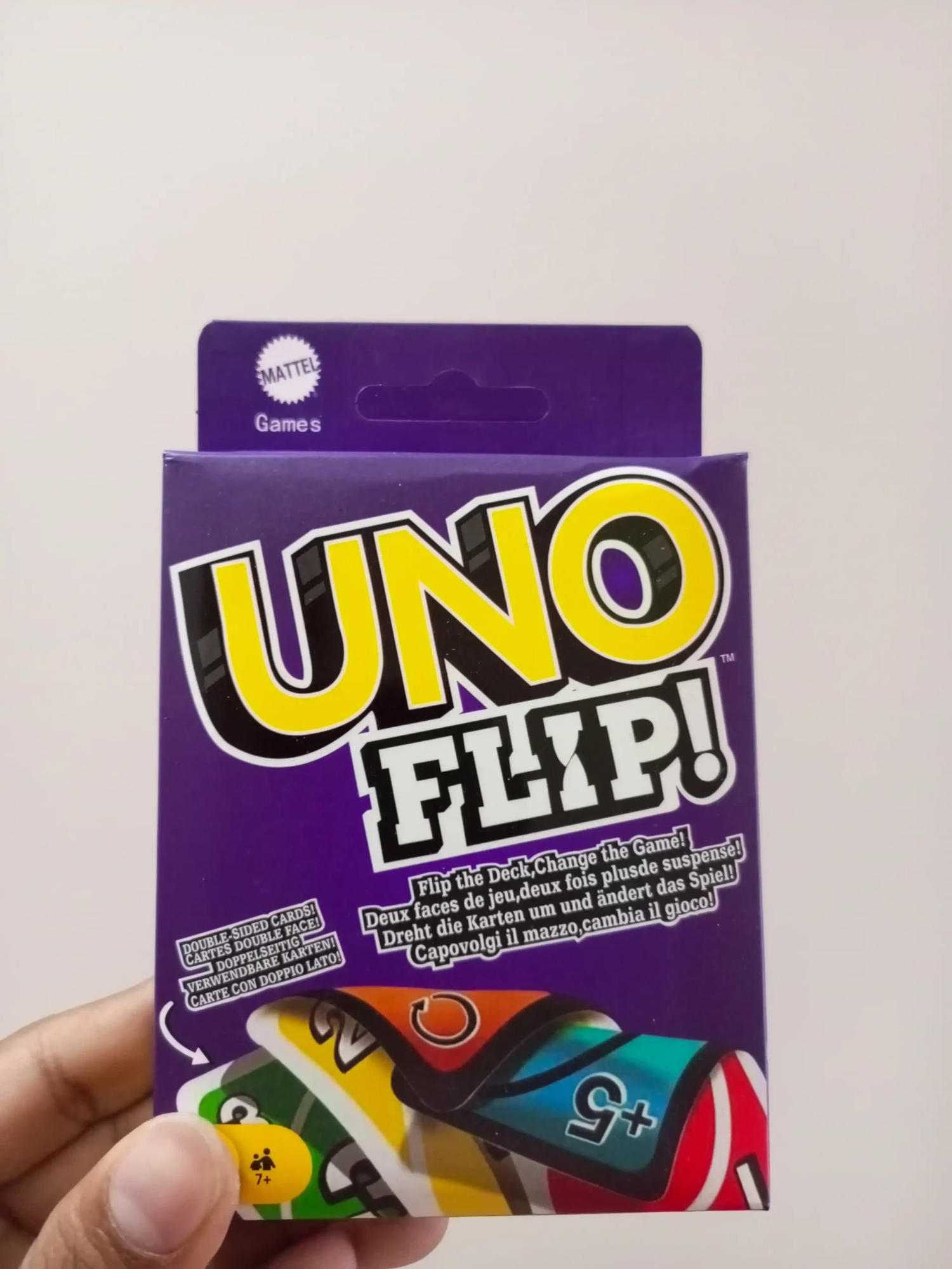 Picture of !!Mattel UNO FLIP! Games Family Funny Entertainment Board Game Fun 2025 Playing Cards Kids Toys uno Card Game Kids Toys