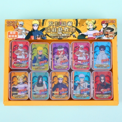 Picture of Naruto Poker Playing Cards Deck 54 Cards With Plastic Box All Different Anime Manga Mini Naruto Card Tash