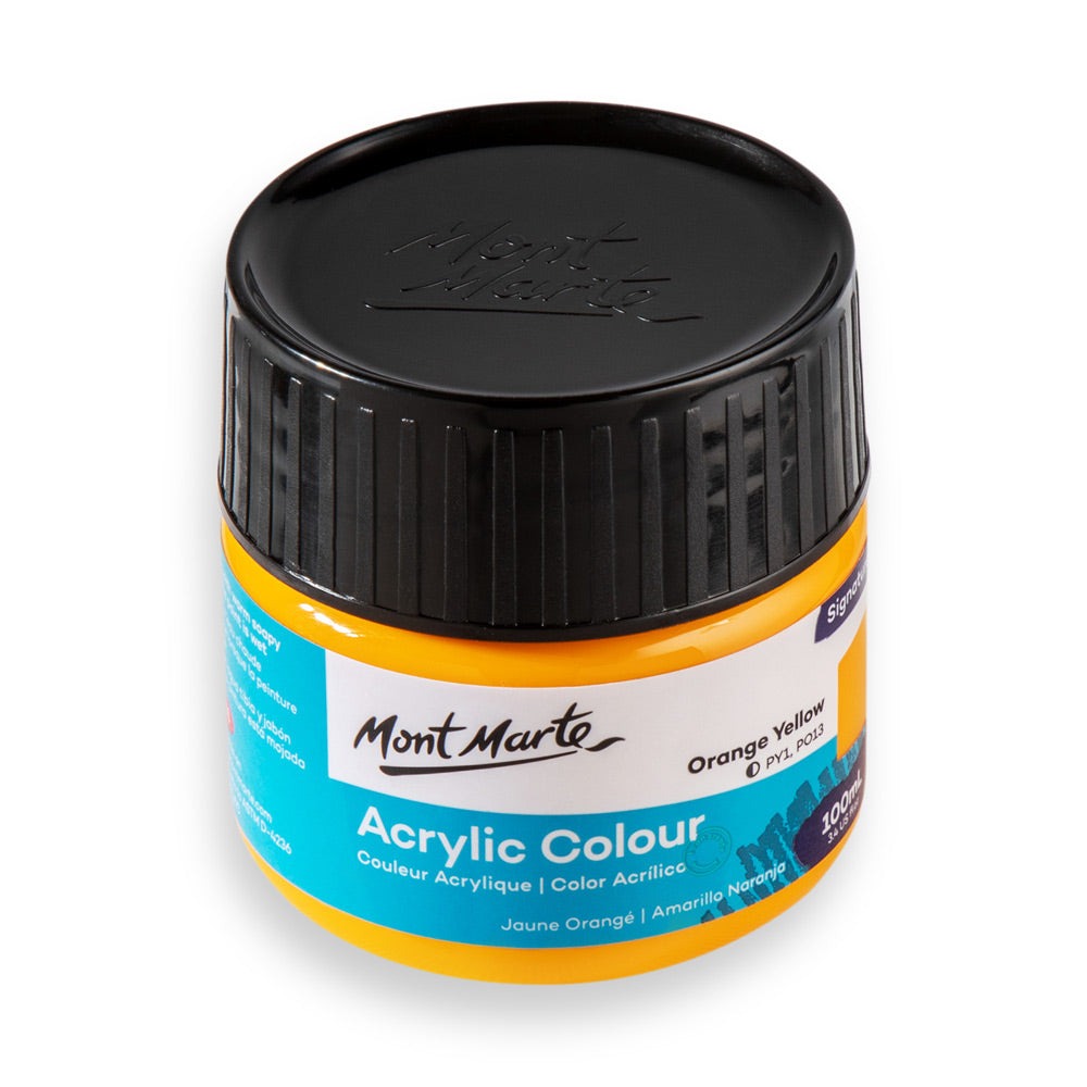 Buy Mont Marte Acrylic Color Paint 100ml-Orange Yellow at Best Prices in Bangladesh