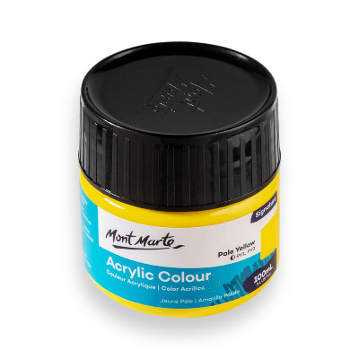 Buy Mont Marte Acrylic Colour Paint 100ml-Pale Yellow at Best Prices in Bangladesh