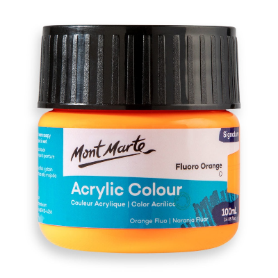 Buy Mont Marte Acrylic Color Paint 100ML-Fluro Orange at Best Prices in Bangladesh