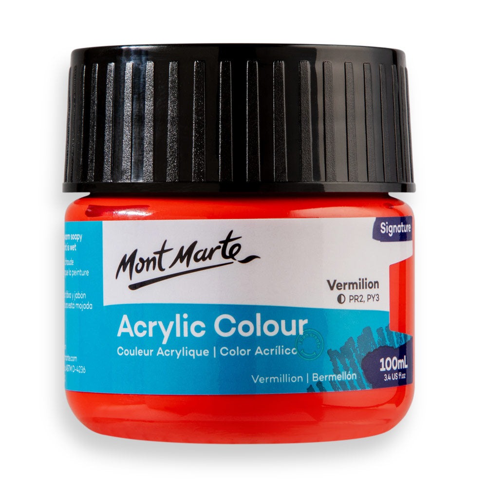 Buy Mont Marte Acrylic Colour Paint 100ml-Vermilion at Best Prices in Bangladesh
