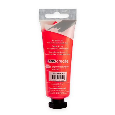 Buy Mont Marte Fluro Acrylic Paint 50ml-Red at Best Prices in Bangladesh