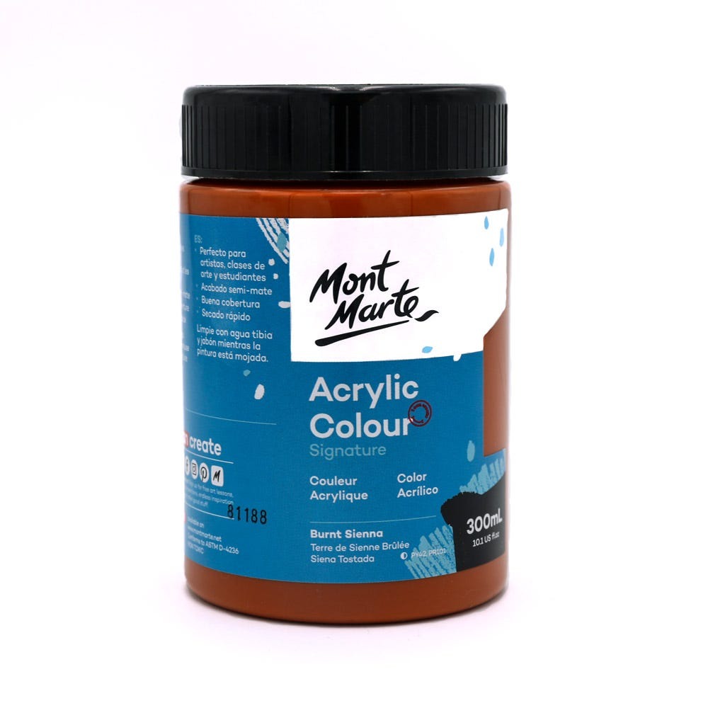 Buy Mont Marte Acrylic Color Paint 300ml-Burnt Sienna at Best Prices in Bangladesh
