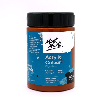 Buy Mont Marte Acrylic Color Paint 300ml-Burnt Sienna at Best Prices in Bangladesh