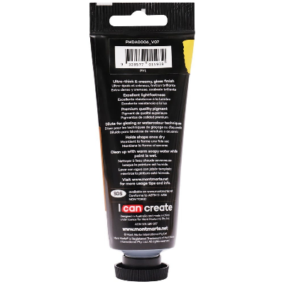 Buy Mont Marte Dimension Acrylic 75mls - Medium Yellow at Best Prices in Bangladesh