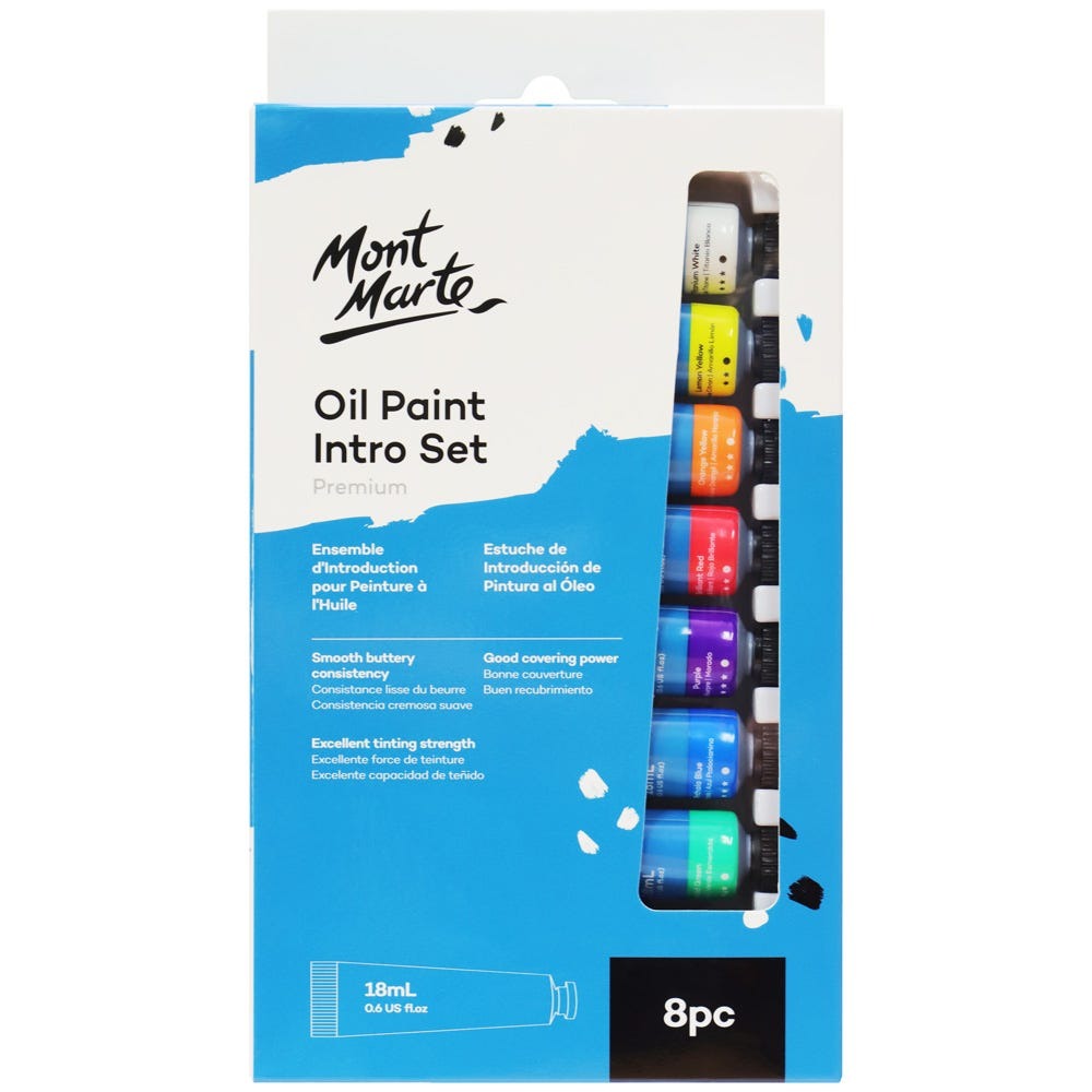 Buy Mont Marte Oil Paint Intro Set 8pc*18ml at Best Prices in Bangladesh