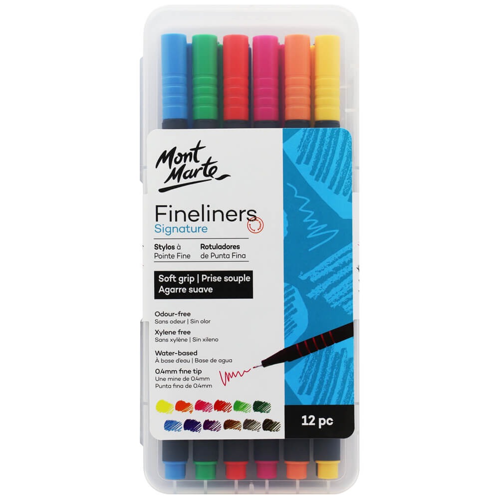 Buy Mont Marte Fineliner Soft Grip 12pc at Best Prices in Bangladesh