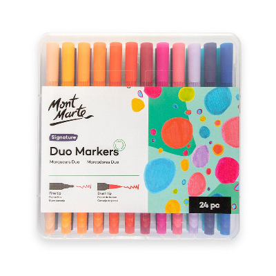 Buy Mont Marte Duo Markers 24pc in Case at Best Prices in Bangladesh