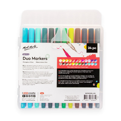 Buy Mont Marte Duo Markers 24pc in Case at Best Prices in Bangladesh