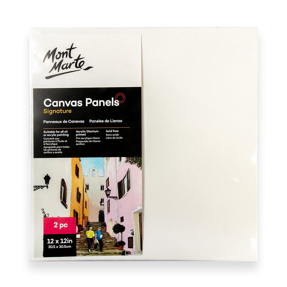 Buy Mont Marte Canvas Panels Pack 2 30.5*30.5cm at Best Prices in Bangladesh