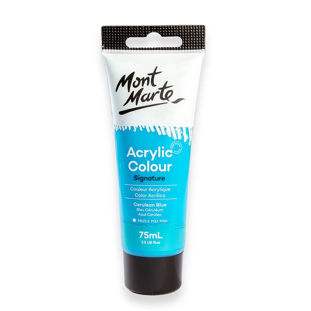 Buy Mont Marte Acrylic Color Paint 75ml-Cerulean Blue at Best Prices in Bangladesh