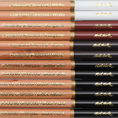 Buy Mont Marte Coloured Charcoal Pencils 12pc at Best Prices in Bangladesh