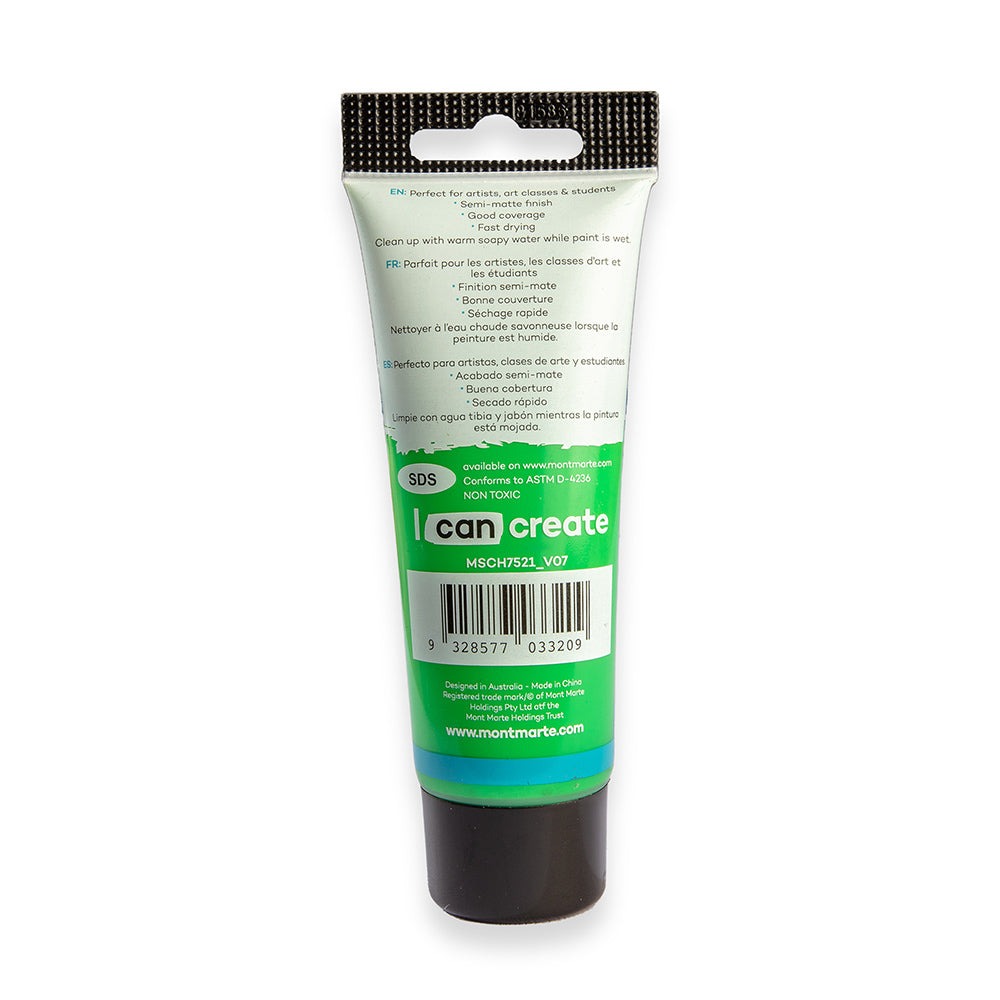 Buy Mont Marte Acrylic Color Paint 75ml-Monastral Green at Best Prices in Bangladesh