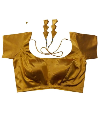 Picture of Gold Color Short sleeve Blouse For Women