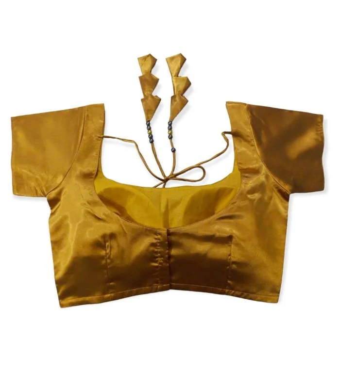 Picture of Gold Color Short sleeve Blouse For Women